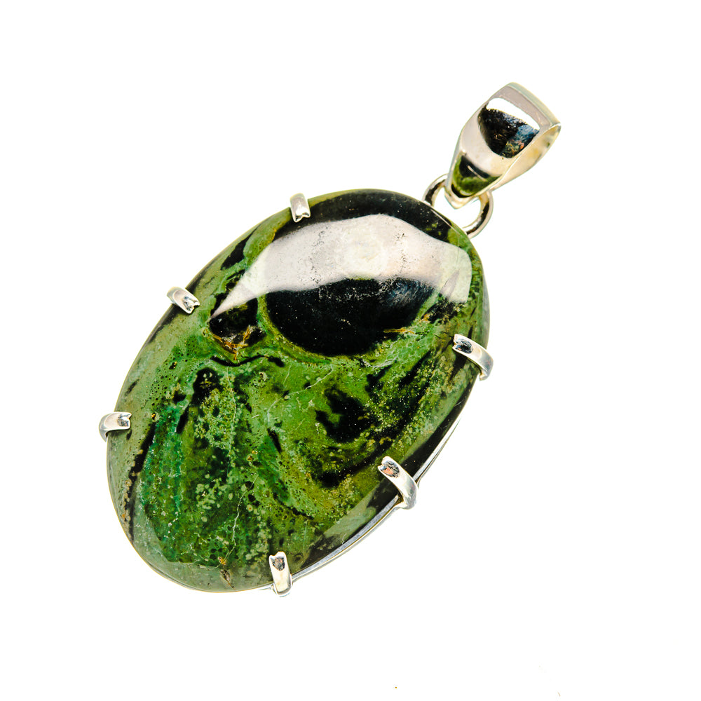 Rainforest Jasper Pendants handcrafted by Ana Silver Co - PD753469