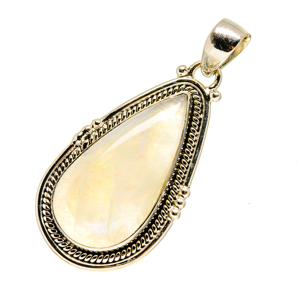 Rainbow Moonstone Pendants handcrafted by Ana Silver Co - PD753558