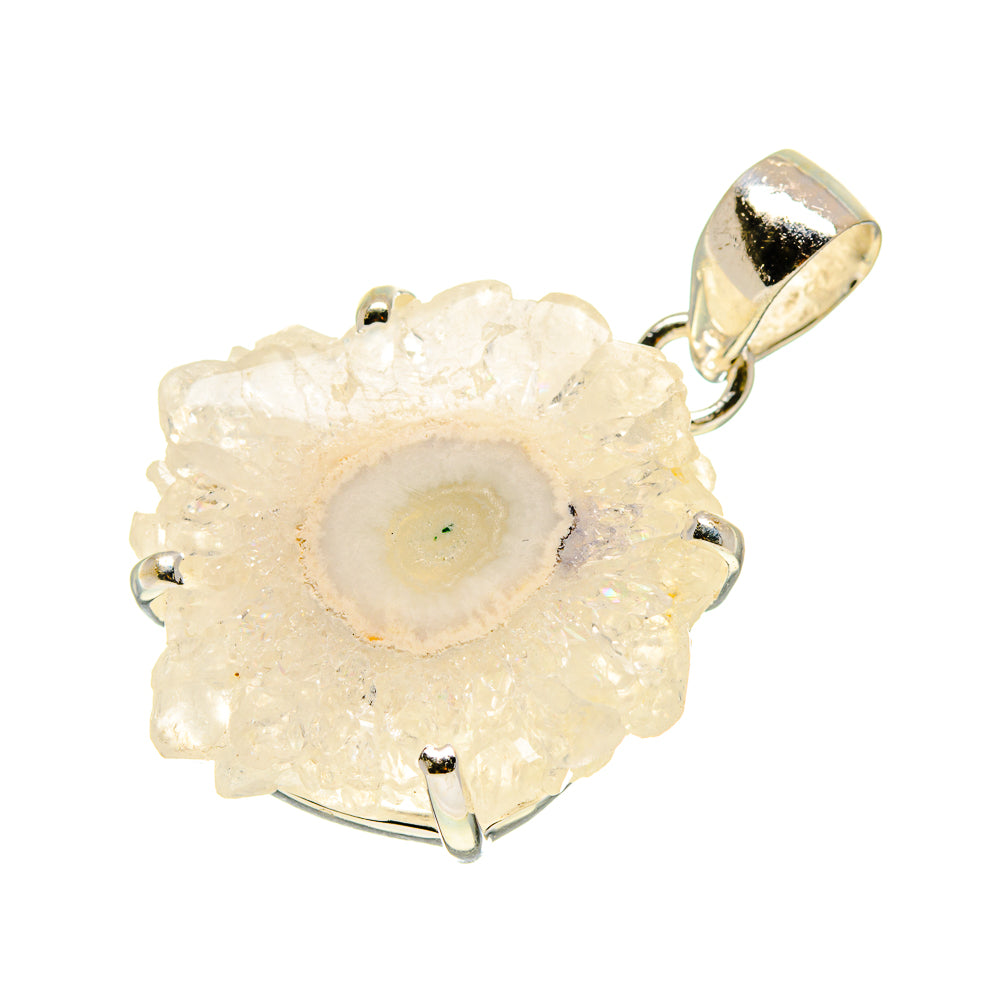 White Solar Quartz Pendants handcrafted by Ana Silver Co - PD753572