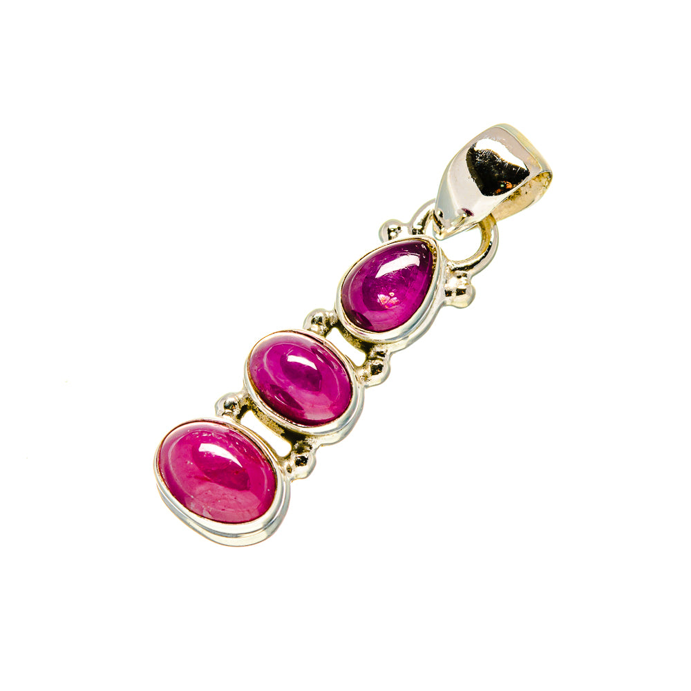 Ruby Pendants handcrafted by Ana Silver Co - PD753594