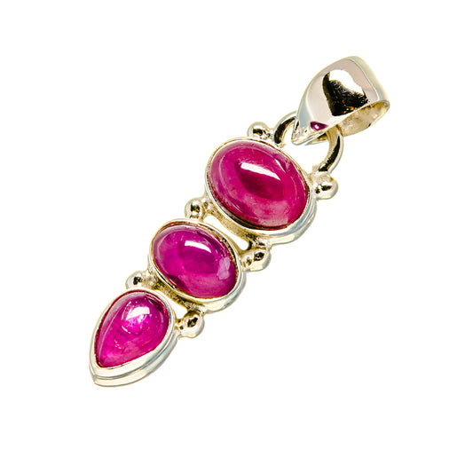 Ruby Pendants handcrafted by Ana Silver Co - PD753637