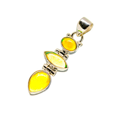 Ethiopian Opal Pendants handcrafted by Ana Silver Co - PD753703