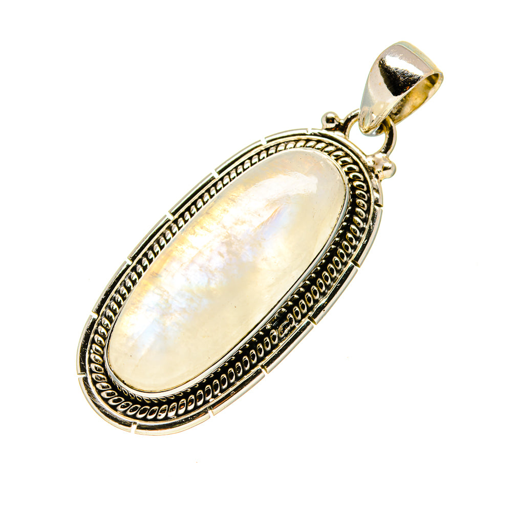 Rainbow Moonstone Pendants handcrafted by Ana Silver Co - PD753713