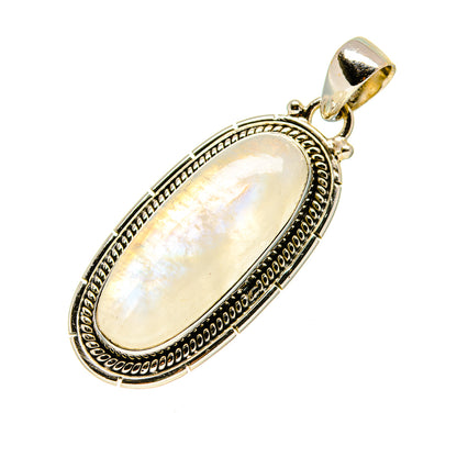 Rainbow Moonstone Pendants handcrafted by Ana Silver Co - PD753713