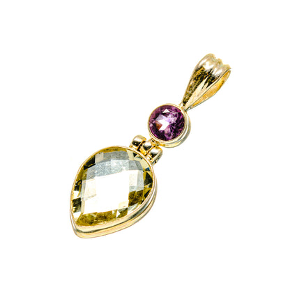 Green Amethyst Pendants handcrafted by Ana Silver Co - PD753732