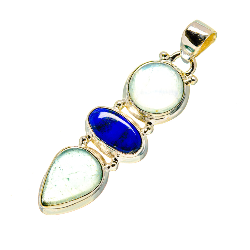 Green Fluorite Pendants handcrafted by Ana Silver Co - PD753736