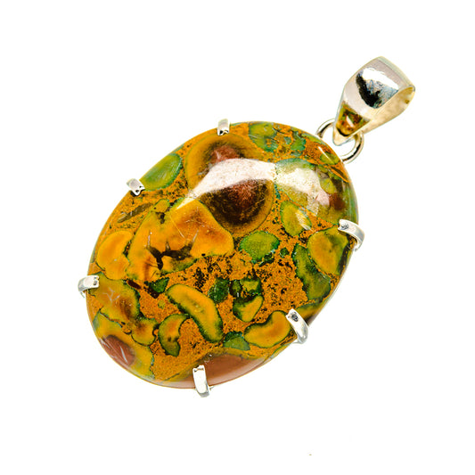 Rainforest Jasper Pendants handcrafted by Ana Silver Co - PD753832