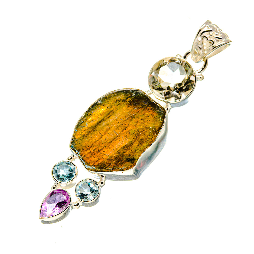 Labradorite Pendants handcrafted by Ana Silver Co - PD753837