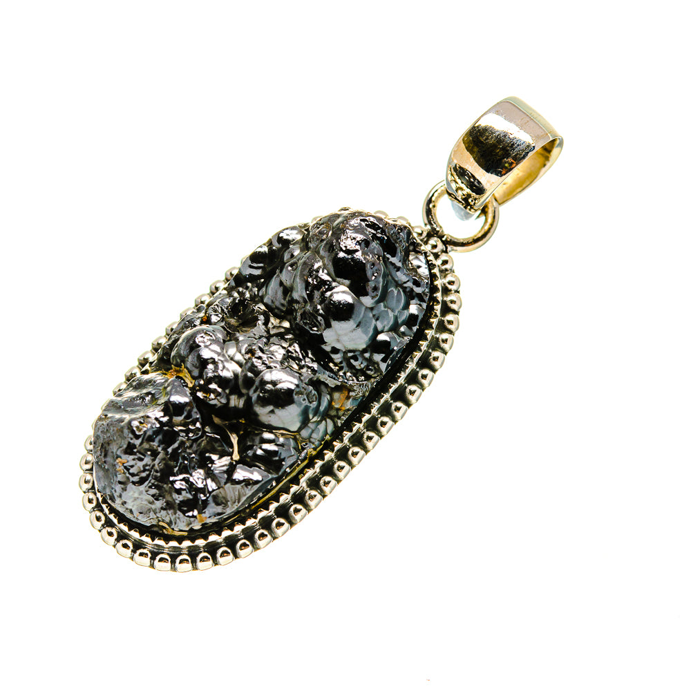 Blister Hematite Pendants handcrafted by Ana Silver Co - PD753853