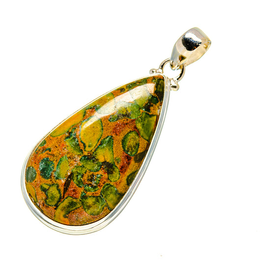 Rainforest Jasper Pendants handcrafted by Ana Silver Co - PD753854