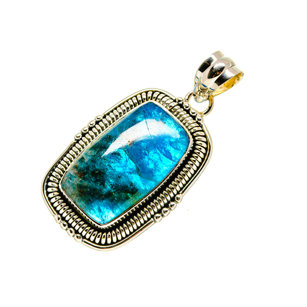 Chrysocolla In Quartz Pendants handcrafted by Ana Silver Co - PD753867