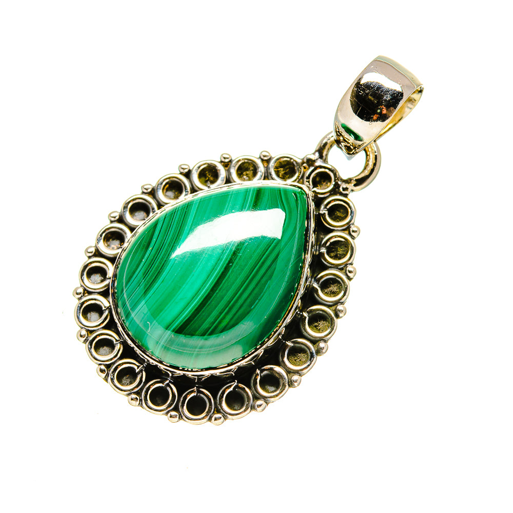 Malachite Pendants handcrafted by Ana Silver Co - PD753876