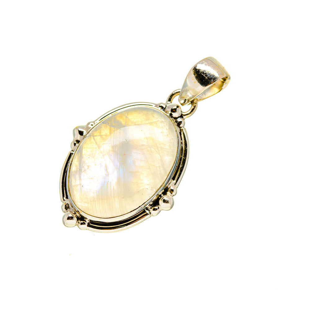 Rainbow Moonstone Pendants handcrafted by Ana Silver Co - PD753892