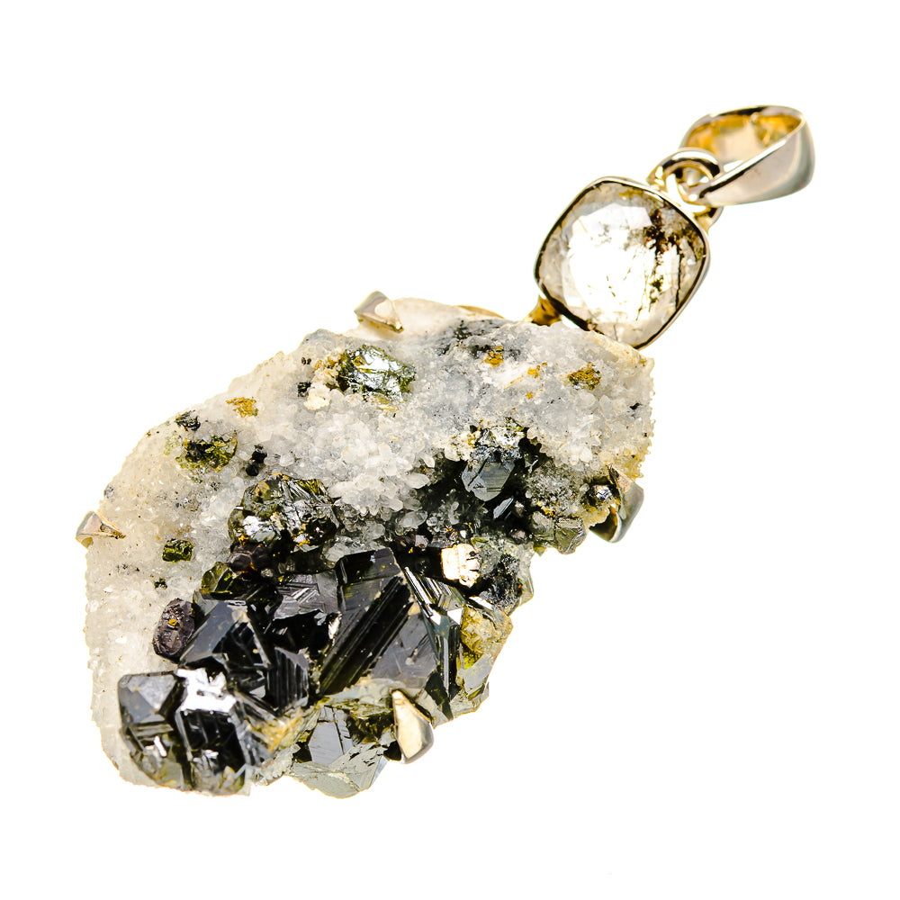 Hematite Druzy Pendants handcrafted by Ana Silver Co - PD753904