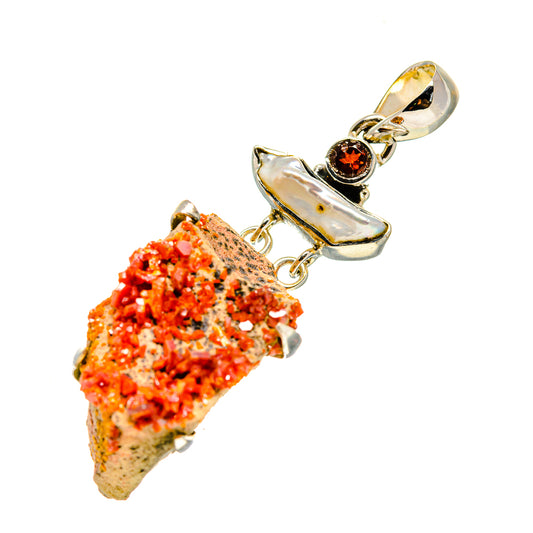 Vanadinite Pendants handcrafted by Ana Silver Co - PD753909