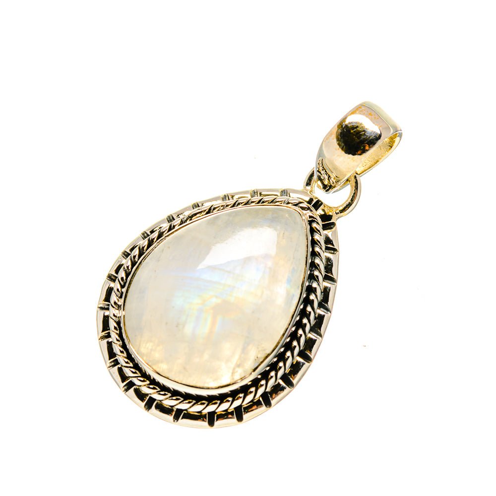 Rainbow Moonstone Pendants handcrafted by Ana Silver Co - PD753951