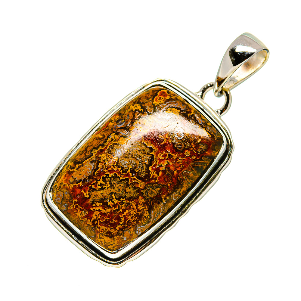 Moroccan Agate Pendants handcrafted by Ana Silver Co - PD754006