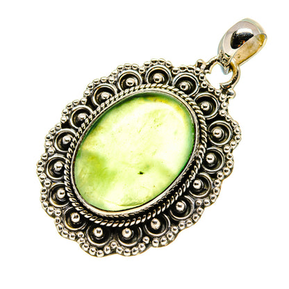 Nephrite Jade Pendants handcrafted by Ana Silver Co - PD754011