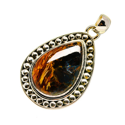 Pietersite Pendants handcrafted by Ana Silver Co - PD754012