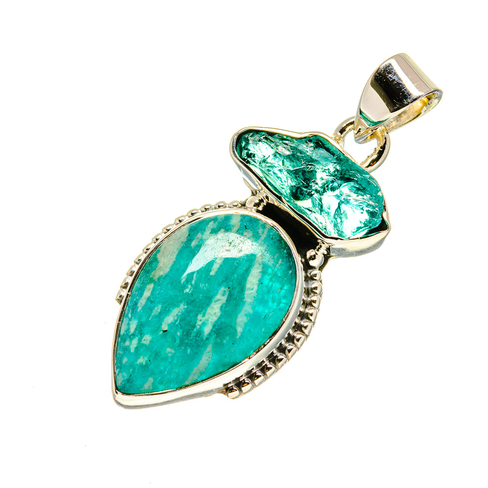 Amazonite Pendants handcrafted by Ana Silver Co - PD754033