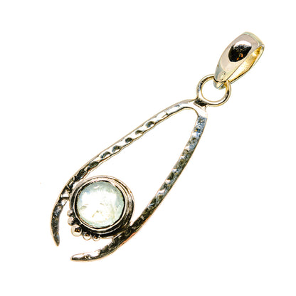 Aquamarine Pendants handcrafted by Ana Silver Co - PD754056