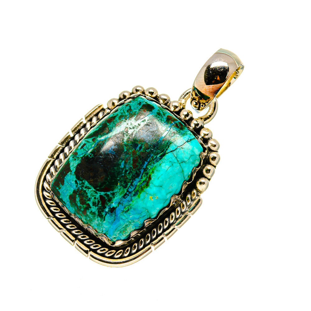 Chrysocolla Pendants handcrafted by Ana Silver Co - PD754064