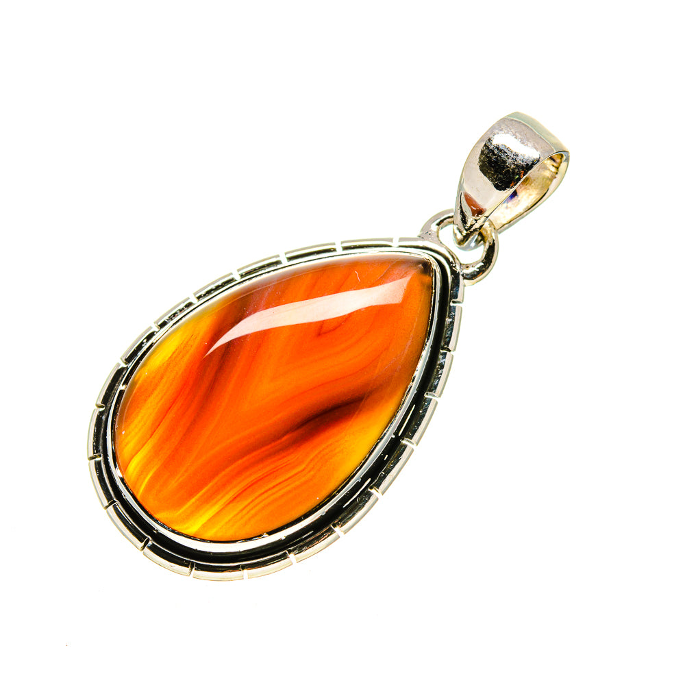 Botswana Agate Pendants handcrafted by Ana Silver Co - PD754068