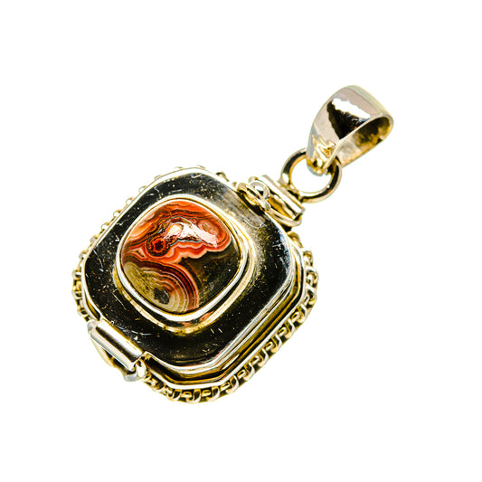 Crazy Lace Agate Pendants handcrafted by Ana Silver Co - PD754076