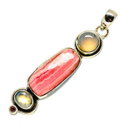 Rhodochrosite Pendants handcrafted by Ana Silver Co - PD754110