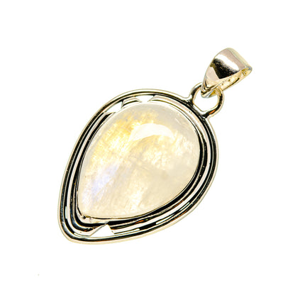 Rainbow Moonstone Pendants handcrafted by Ana Silver Co - PD754117
