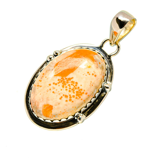 Scolecite Pendants handcrafted by Ana Silver Co - PD754127