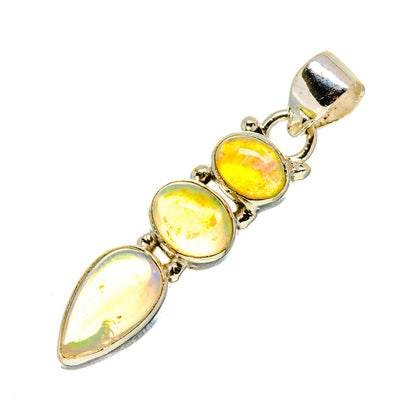 Ethiopian Opal Pendants handcrafted by Ana Silver Co - PD754131