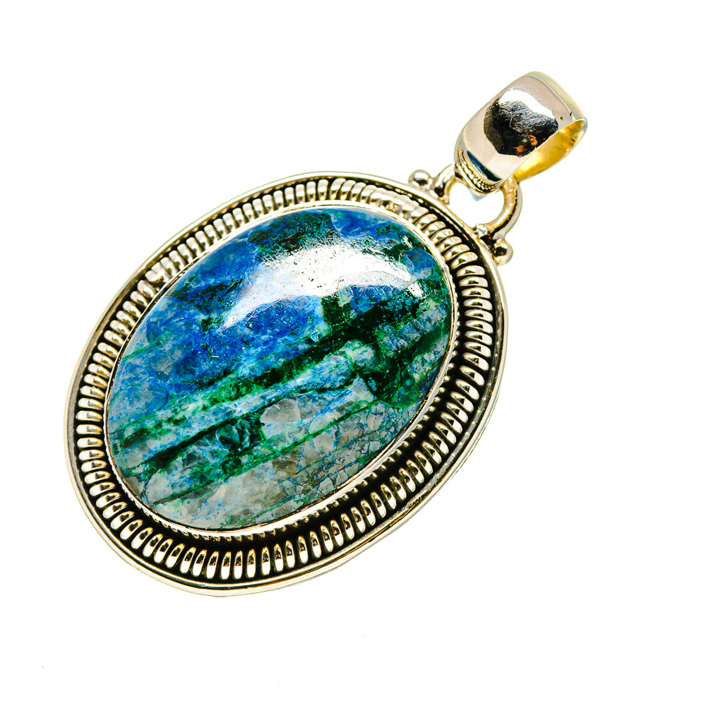 Chrysocolla Pendants handcrafted by Ana Silver Co - PD754154