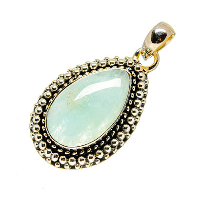 Aquamarine Pendants handcrafted by Ana Silver Co - PD754157
