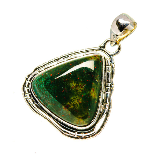 Bloodstone Pendants handcrafted by Ana Silver Co - PD754178