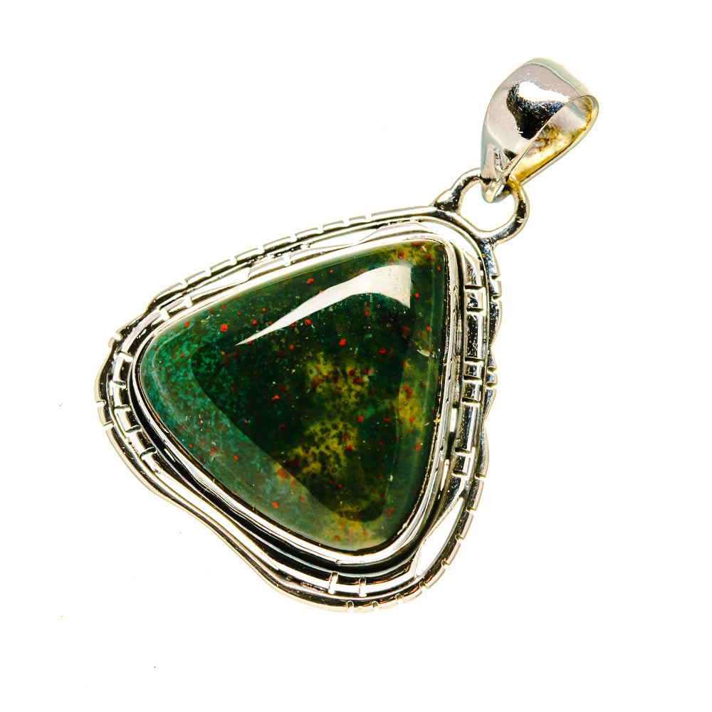 Bloodstone Pendants handcrafted by Ana Silver Co - PD754178