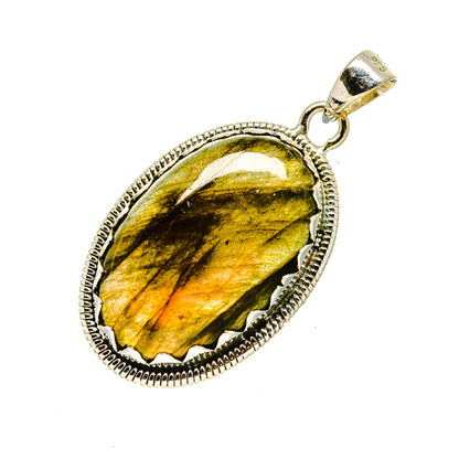 Labradorite Pendants handcrafted by Ana Silver Co - PD754197