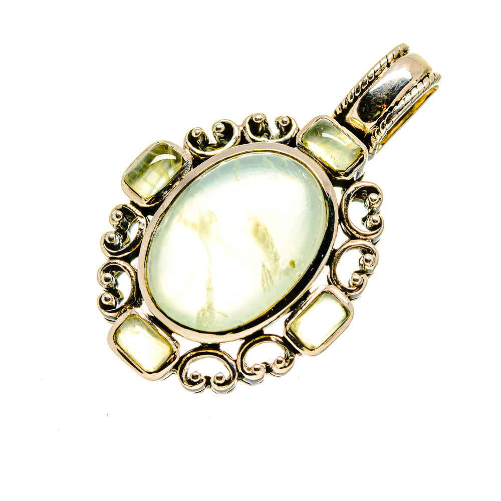 Prehnite Pendants handcrafted by Ana Silver Co - PD754199