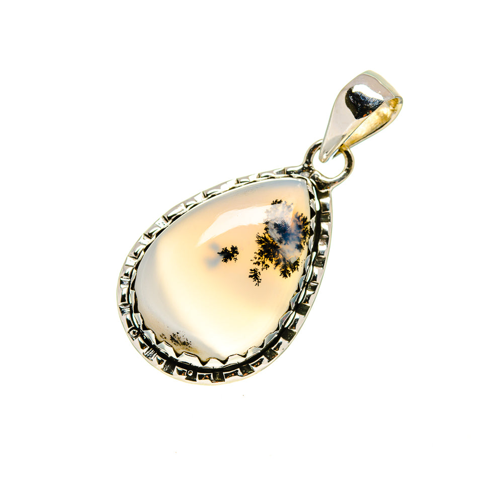 Dendritic Opal Pendants handcrafted by Ana Silver Co - PD754318