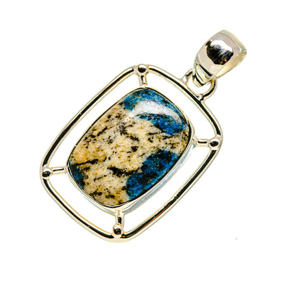 K2 Blue Azurite Pendants handcrafted by Ana Silver Co - PD754328
