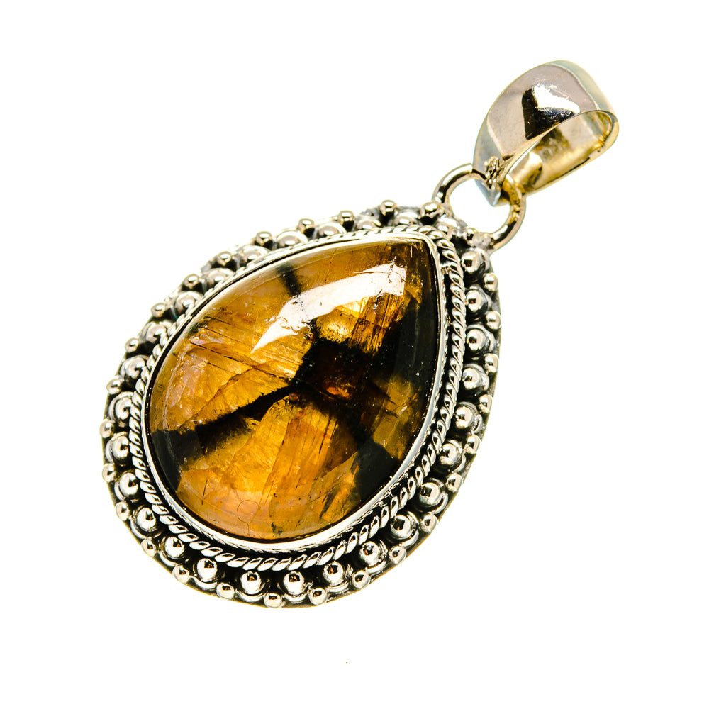 Chiastolite Pendants handcrafted by Ana Silver Co - PD754336