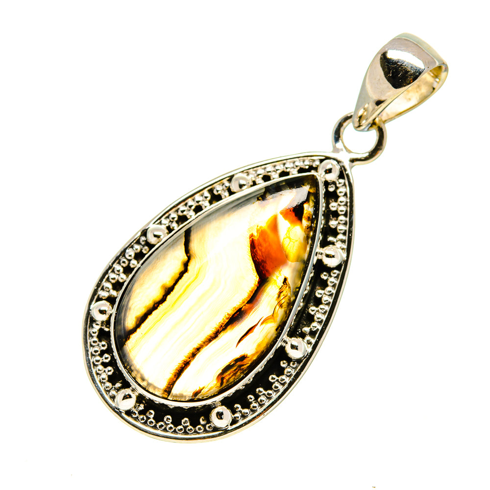 Montana Agate Pendants handcrafted by Ana Silver Co - PD754342
