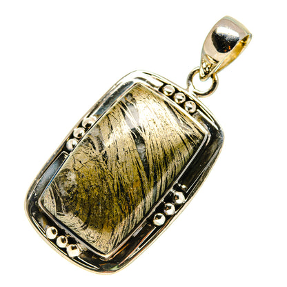 Pyrite Agate Pendants handcrafted by Ana Silver Co - PD754345