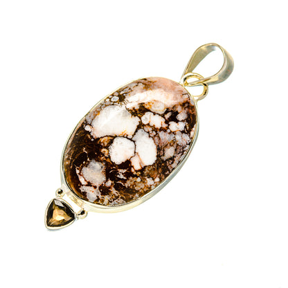 Peanut Wood Jasper Pendants handcrafted by Ana Silver Co - PD754443