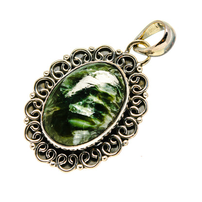 Seraphinite Pendants handcrafted by Ana Silver Co - PD754446