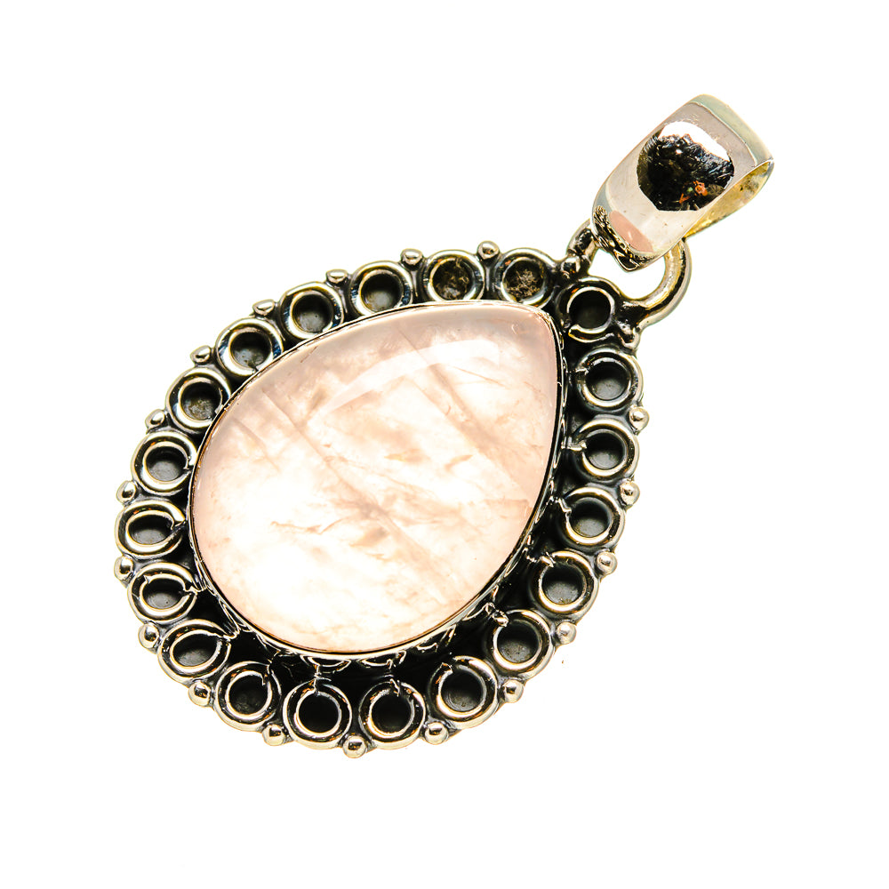Rose Quartz Pendants handcrafted by Ana Silver Co - PD754450