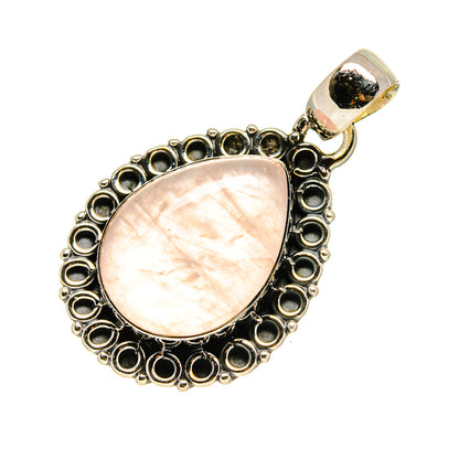 Rose Quartz Pendants handcrafted by Ana Silver Co - PD754450