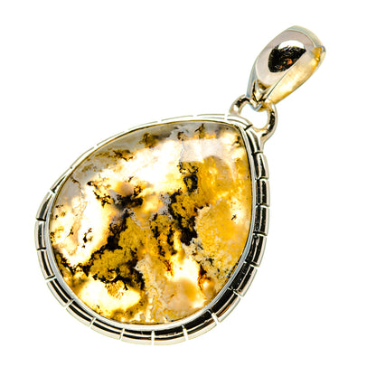 Plume Agate Pendants handcrafted by Ana Silver Co - PD754451