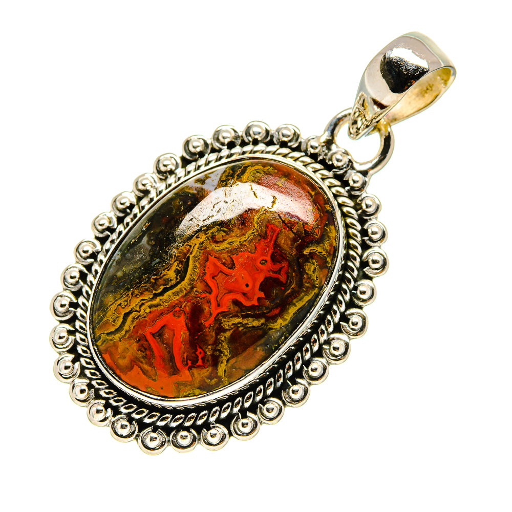 Moroccan Agate Pendants handcrafted by Ana Silver Co - PD754457
