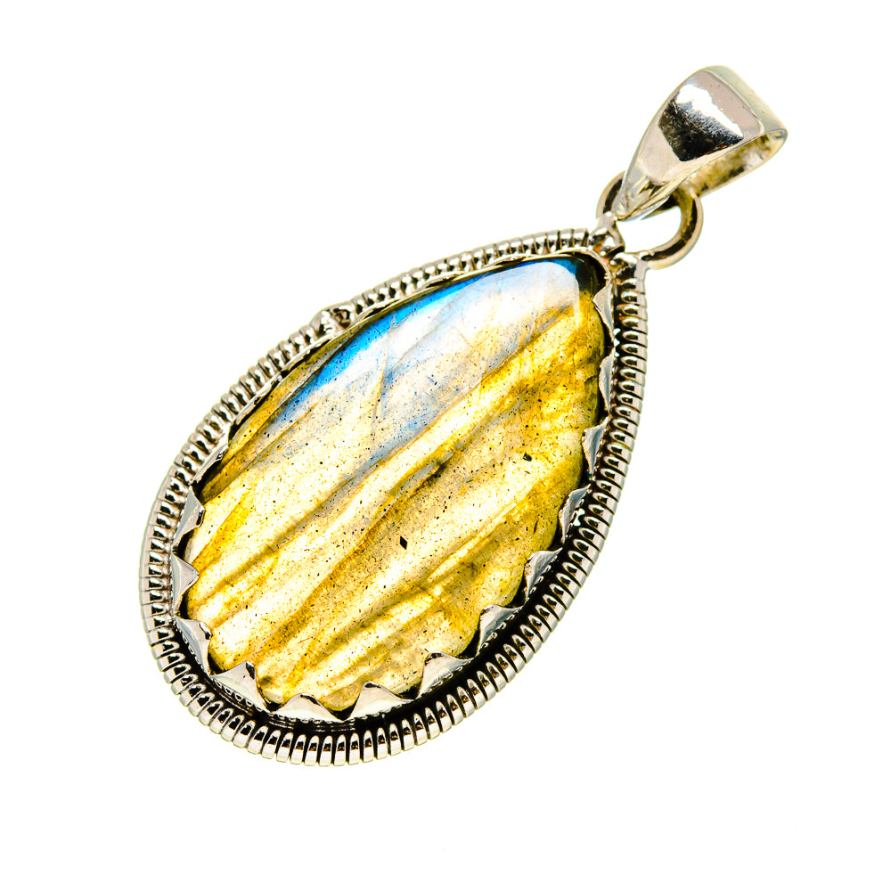 Labradorite Pendants handcrafted by Ana Silver Co - PD754466